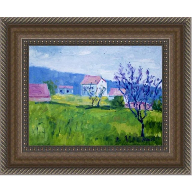 Contemporary Impressionist Style Plein Air Oil Painting For Sale - Image 9 of 12