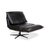 Free Motion Edit 2 Leather Armchair in Black with Electric Reclining Function from Koinor For Sale - Image 4 of 16