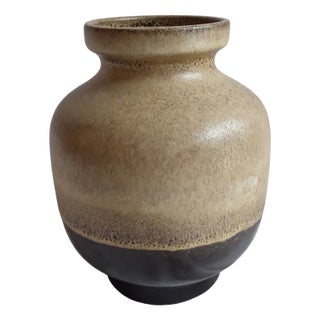 Vintage German Ceramic Vase by Friedegart Glatzle for Karlsruhe Majolika, 1978 For Sale