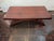 A Vintage Mid Century Deep Mahogany Coffee Table Art Deco Styling. Arc base .