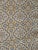 Late 20th Century Baker Furniture Rolled Arm Sofa Three Cushions Skirted Base Blue and Gold Fabric For Sale - Image 9 of 9