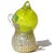 Mid 20th Century Murano Vintage Owl Yellow Silver Flecks Green Eyes Murrines Italian Art Glass Paperweight Figurine Sculpture For Sale - Image 5 of 9