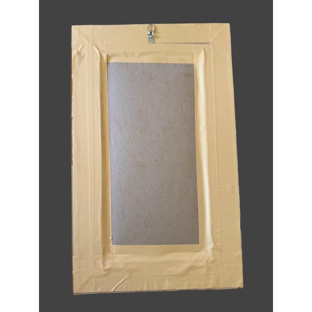 Metal Framed Halloween Lenticular Hologram Double Portrait in Ornate Antique Gold Frame For Sale - Image 7 of 8