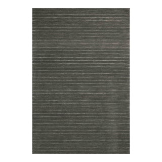 Chris Loves Julia x Loloi Henry Charcoal / Ivory 3'-6" x 5'-6" Accent Rug For Sale