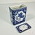 Mid-Century Chinoiserie Boho Chic Square Vase With Flower Frog by Andrea of Sadaek For Sale - Image 11 of 12