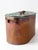 Farmhouse Antique Copper Wash Boiler With Lid For Sale - Image 3 of 17