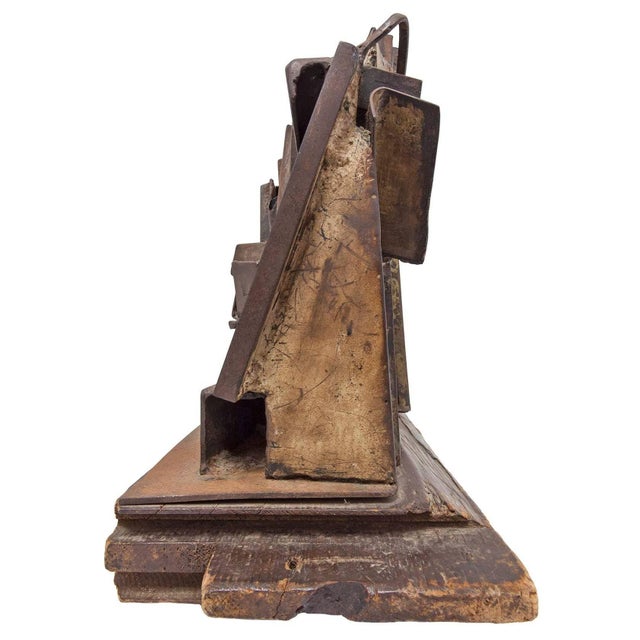 Mid 20th Century Rare Large Abstract Expressionist Welded Assemblage Sculpture For Sale - Image 5 of 6