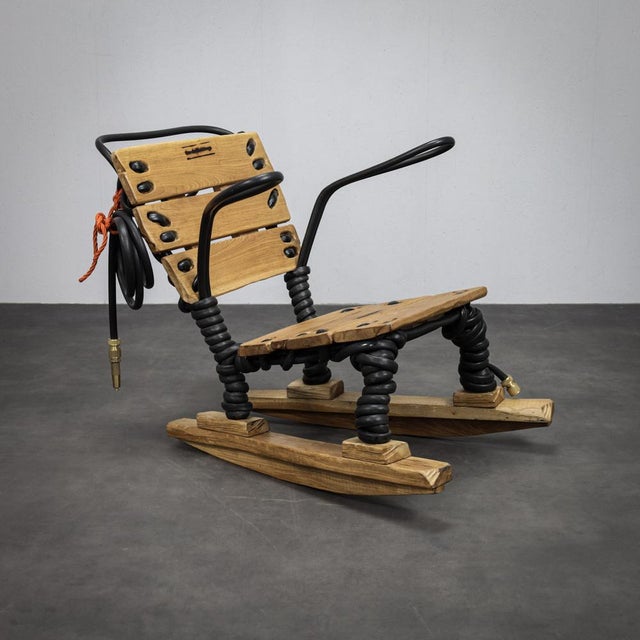 Hosepipe Rocking Chair by Sander Bokkinga for Bok, Netherlands, 2020s For Sale - Image 9 of 9