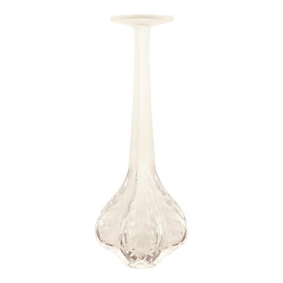 Lalique Paris Marie-Claude Soliflore Frosted Crystal Vase For Sale