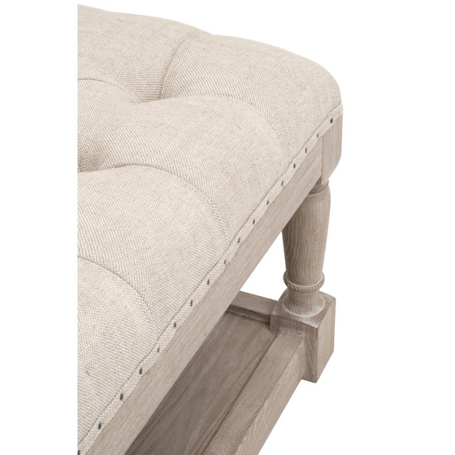 Townsend Tufted Upholstered Coffee Table For Sale - Image 4 of 7