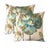 Textile "Opium" Embroidered Linen Pillows – Azure For Sale - Image 7 of 7