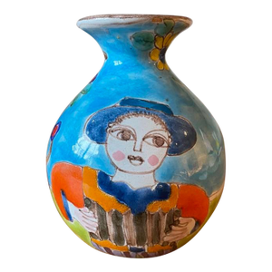 Vintage DeSimone Hand Painted Vase