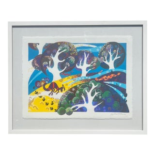 Indiginous Maori Painting by Joy Rowbotham – New Zealand Landscape For Sale