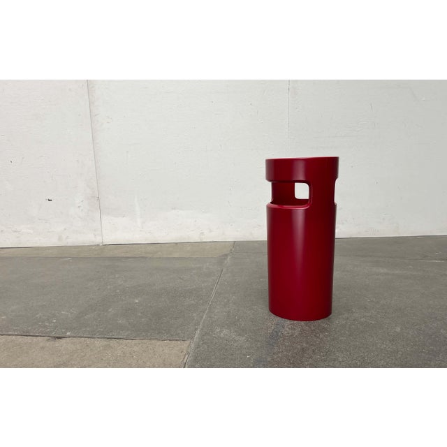 Mid-Century Modern Space Age German Red Umbrella Stand, 1960s For Sale - Image 6 of 18
