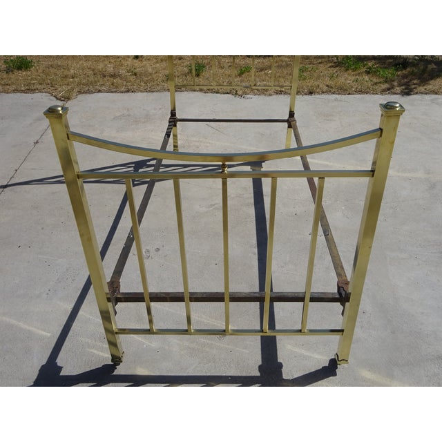 Antique Bed in Gilt Brass, 1890s For Sale - Image 13 of 18