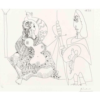 Pablo Picasso, 12 Mai Etching Edition 12/50, 1970s, Etching For Sale