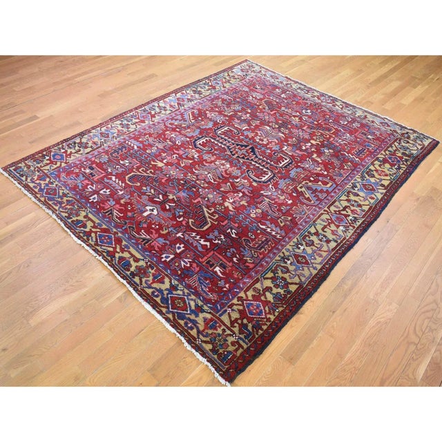 1920s Red Antique Oriental Rug For Sale - Image 4 of 12