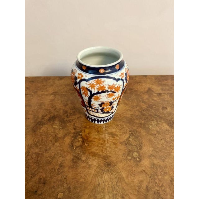 Antique Japanese Imari Vase, 1900 For Sale - Image 3 of 5