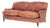 George Smith Red Leather Two-Seat Club Sofa For Sale