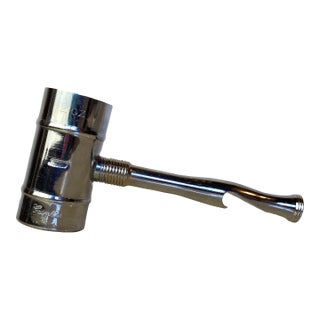 Vintage Cavalier by National Silver Silverplate Jigger & Bottle Opener For Sale