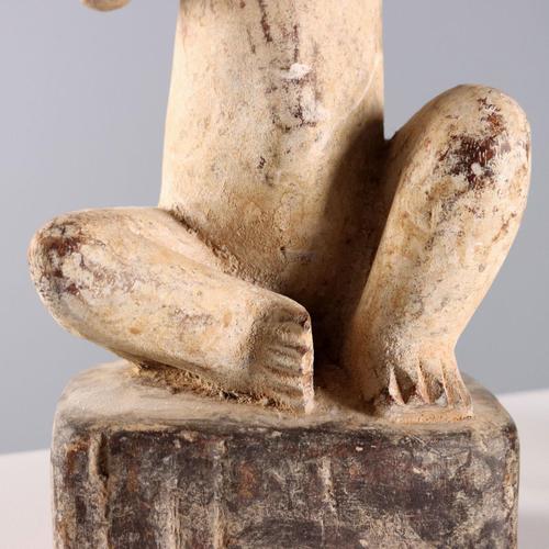 Wood Antique Wooden Sculpture from Gabon For Sale - Image 7 of 12