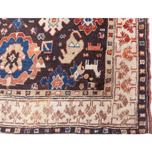 19th Century Antique 19th Century Karabagh Runner Rug  Caucasus, Circa 1880 For Sale - Image 5 of 8