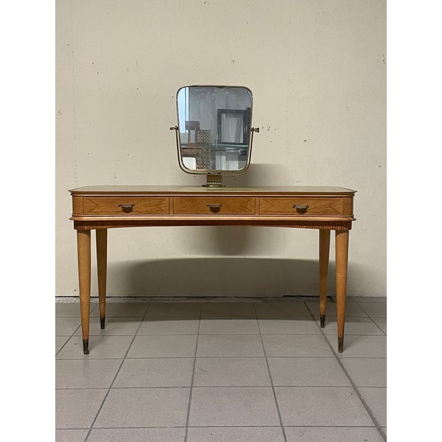 Wood Vintage Italian Dressing Table, 1940s For Sale - Image 7 of 15