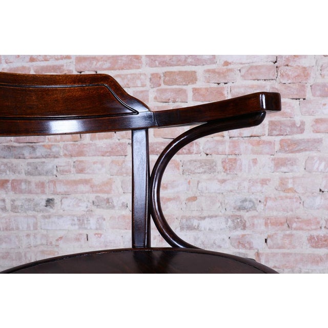 Art Deco Chair in Beech, 1920s For Sale - Image 11 of 14