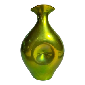 1983 Eva Zeisel Belly Button Eosin-Glazed Porcelain Vase