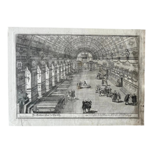 John Adams Delsenbach (1687-1765) the Nuremberg Town Hall Engraving c.1720