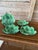 Green Vietri Italian Foglia Fresca Layered Leaf Salad Plates — Set of 4 For Sale - Image 8 of 12