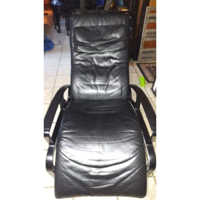 1980s 1980's Porsche Leather Recliner Chair Ip84s For Sale - Image 5 of 9