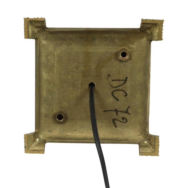 Vintage Brass Table Lamp, 1950s For Sale - Image 11 of 14