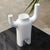 Contemporary happy susto vase by jaime hayon. manufactured by bd barcelona (spain). glazed ceramic vase in white with...