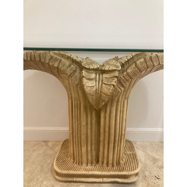 Glass Serge Roche Console With Glass Top For Sale - Image 7 of 11