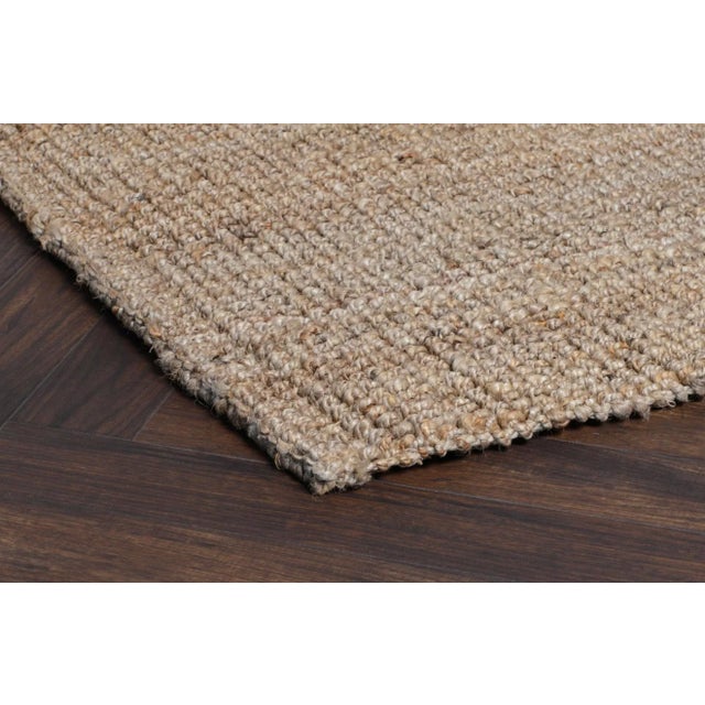 2020s Chunky Loop Natural Jute Rug 8x10 For Sale - Image 5 of 6