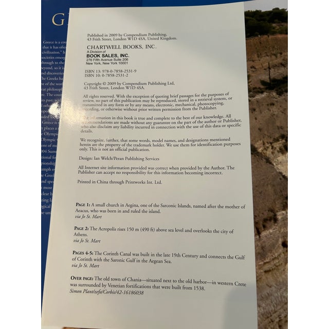 Mediterranean "Greece" by Emma Howard Coffee Table Book For Sale - Image 3 of 10