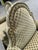 Light Green 4 Dining Chairs Upholstered Cut Velvet Club Chairs Nancy Corzine Fabric. Nail Heads For Sale - Image 8 of 12