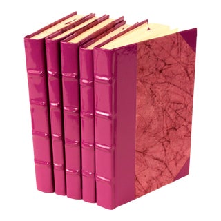 Patent Leather - Purple- Set of 5 For Sale