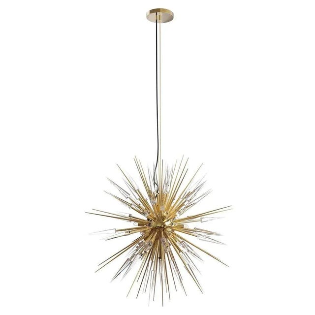 Metal Modern Art Ceiling Chandelier For Sale - Image 7 of 7