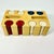 1950s 1950s Vintage Boho Chic Americana Poker Chips and Wood Caddy For Sale - Image 5 of 10