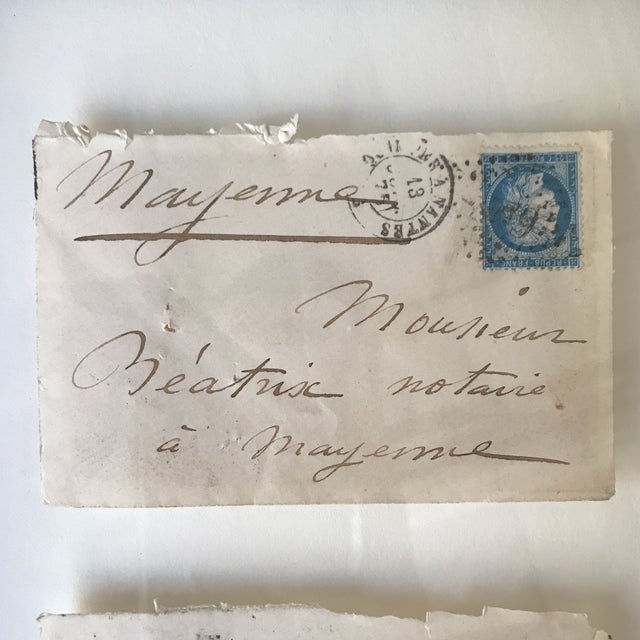 Vintage Framed French Envelope Chairish