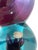 Murano Glass Bird Sculpture in Blue and Amethyst For Sale - Image 9 of 9