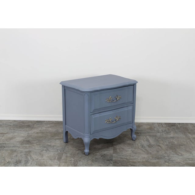 1960s Gray Painted French Provincial Nightstands a Pair Chairish