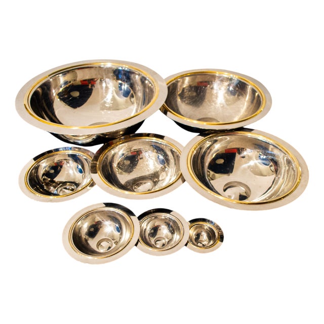 Planetarium Bowls by Liliana Bonomi for Serafino Zani, Italy 1980s, Set of 8 For Sale