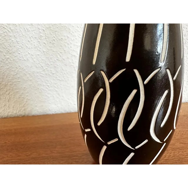 Mid-Century Modern Ceramic Vase from Piesche & Reif For Sale - Image 3 of 7