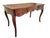 French Provincial Vintage Mid-Century Italian Desk With Cloth-Lined Drawers For Sale - Image 3 of 18