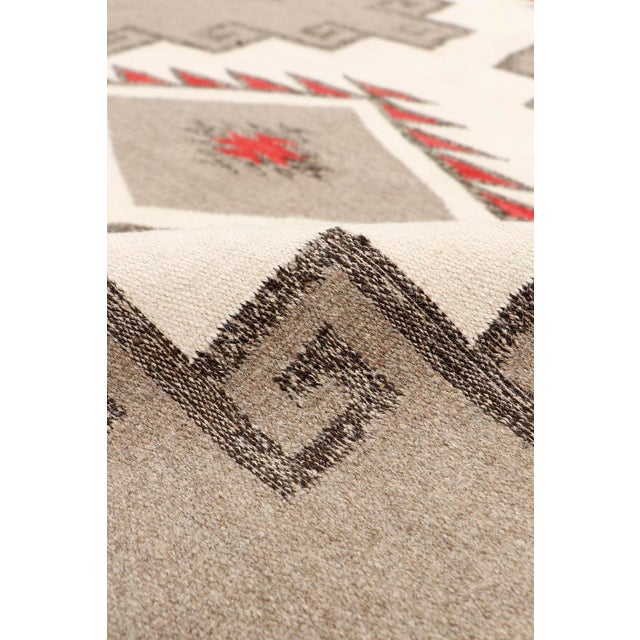 Pasargad Home Tuscany Mocha Wool Area Rug- 3'11'' X 6' 0'' For Sale - Image 4 of 5