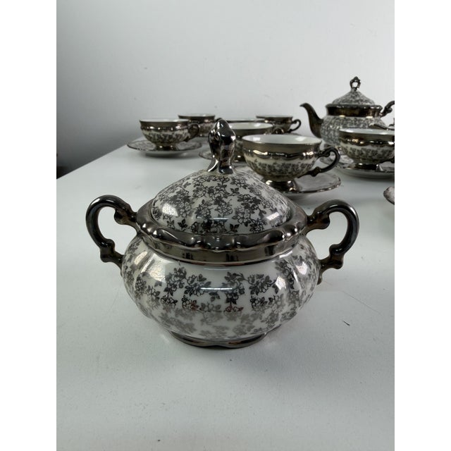 1930s Mitterteich Tea Service for 12 in Porcelain, Bavaria, 1931, Set of 29 For Sale - Image 5 of 15