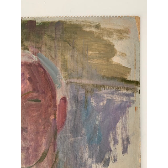 1990s 1990s Kaspar Ilg Self-Portrait (Double-Sided) For Sale - Image 5 of 14